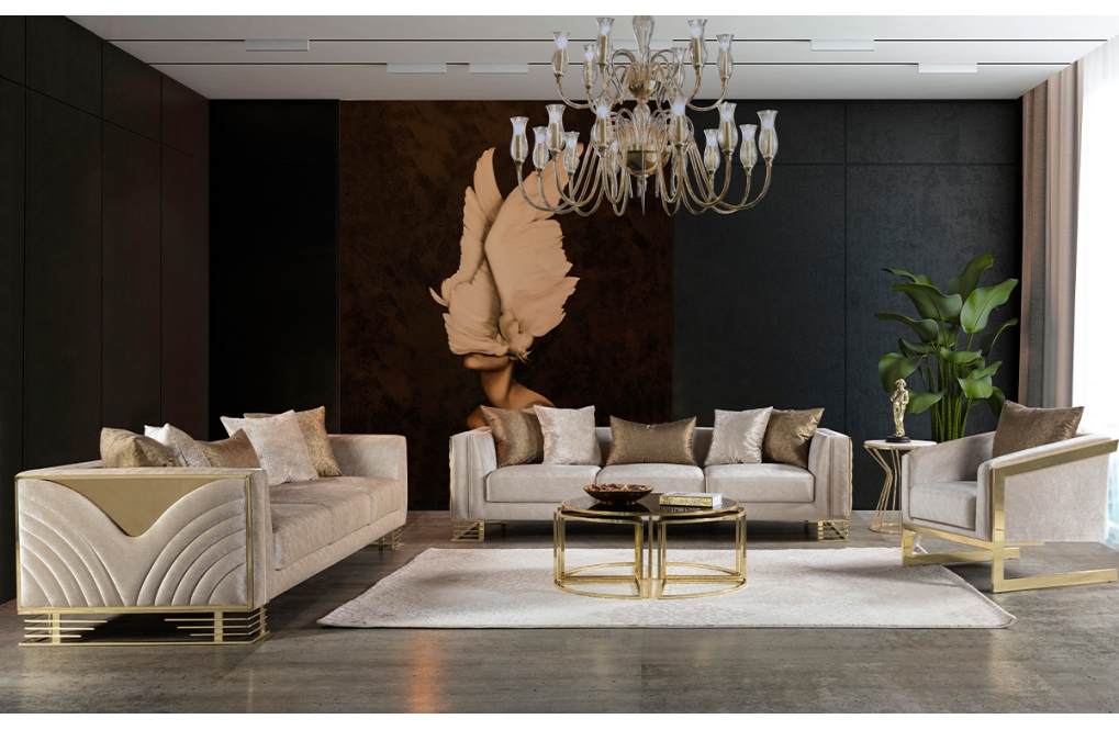 Bella Gold Koltuk Takımı