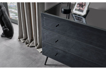 Oslo Antrasit Yatak Odası Takımı 5 Kapaklı