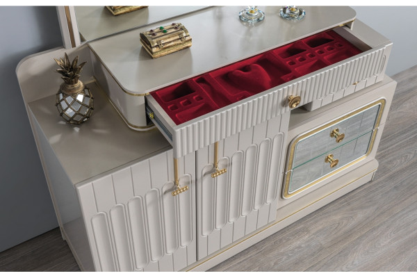 Asya Aynalı Şifonyer