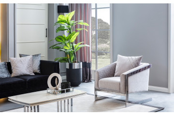 Bella Gümüş Koltuk Takımı